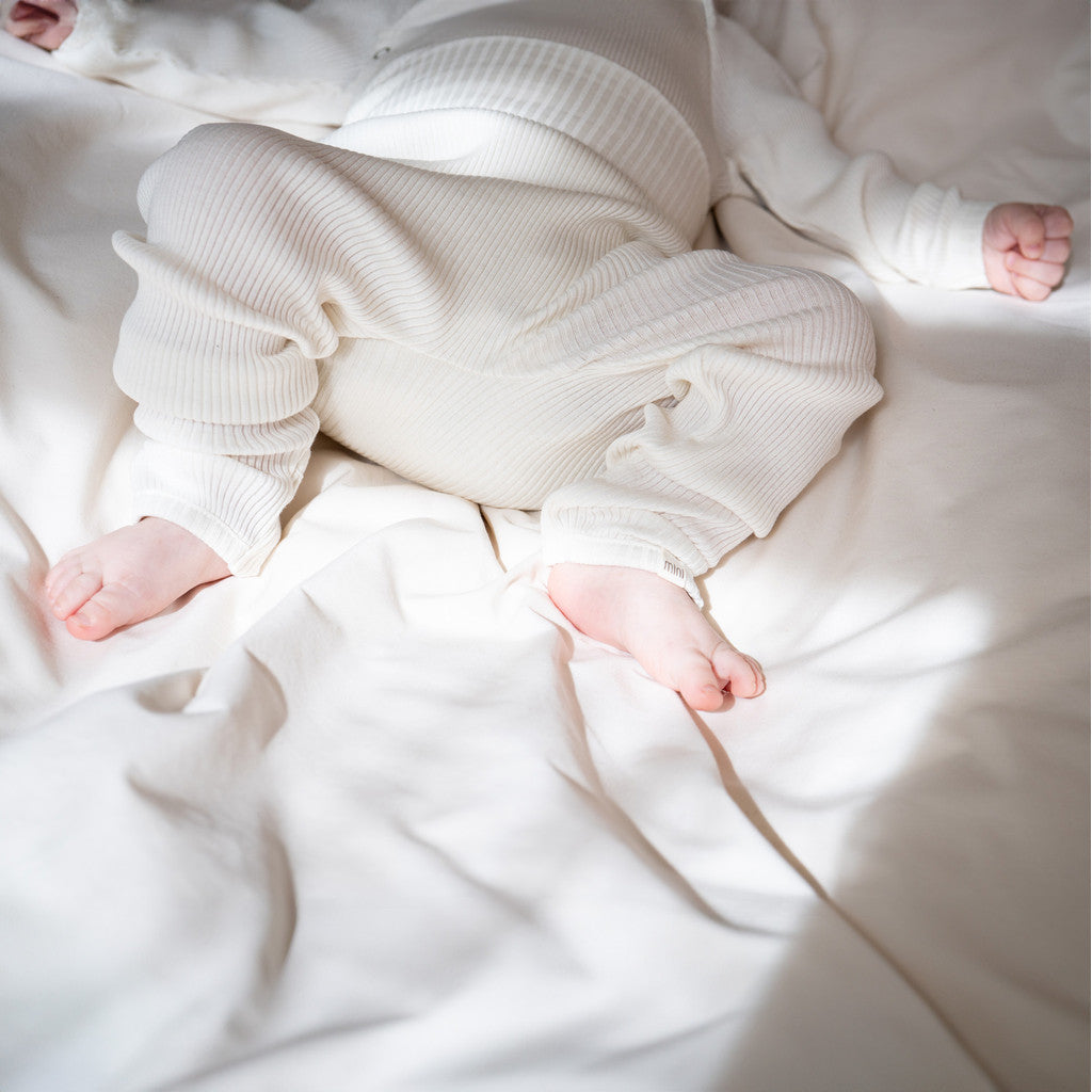 minimalisma Bobo Leggings / pants for babies Cream