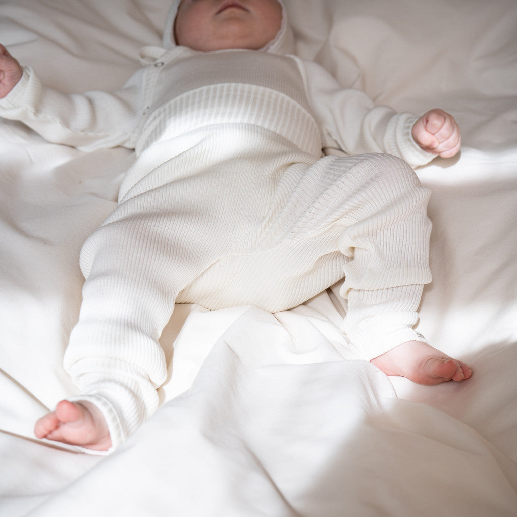 minimalisma Bobo Leggings / pants for babies Cream