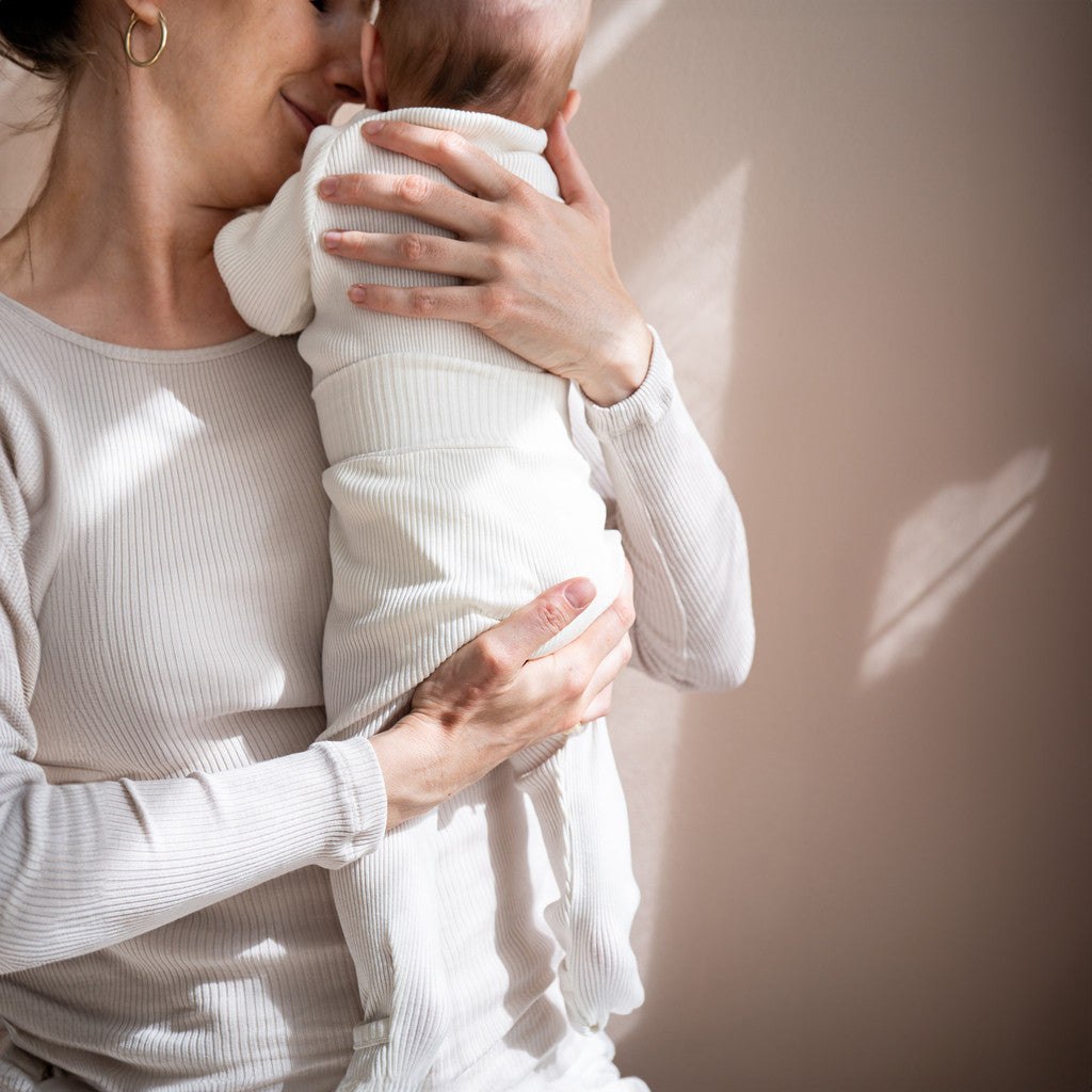 minimalisma Bobo Leggings / pants for babies Cream