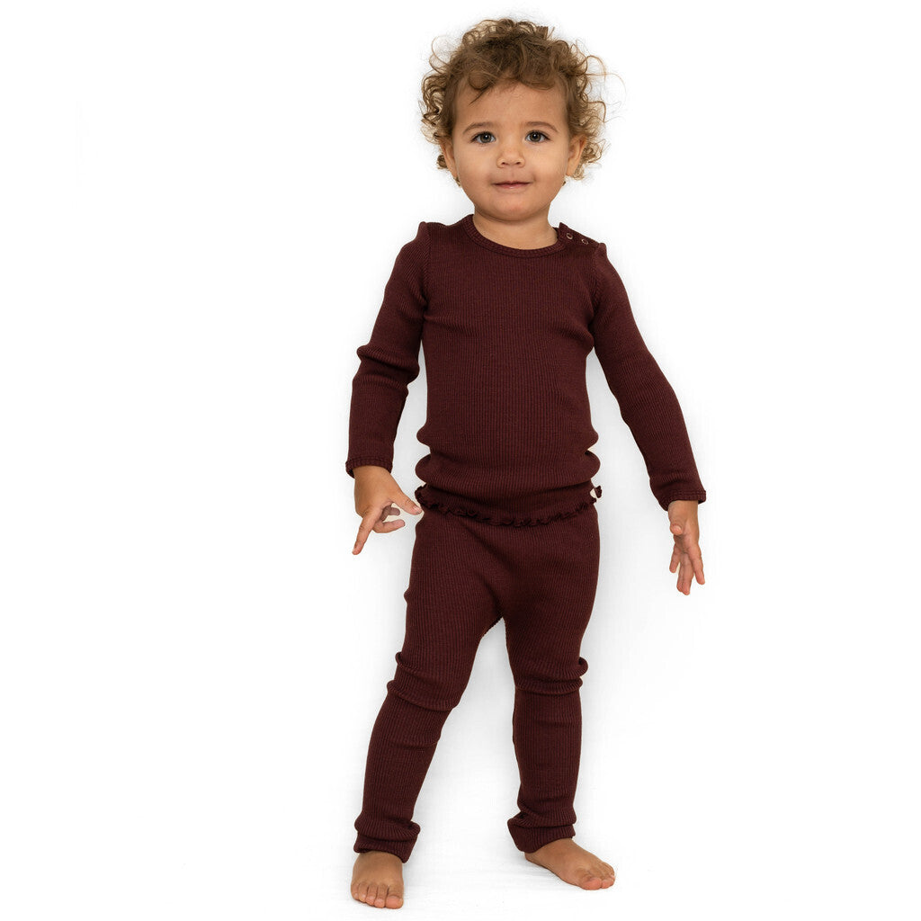 minimalisma Bogense Blouse for babies Ruby Red