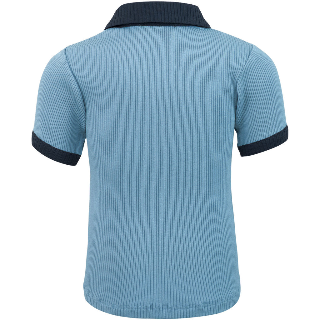 minimalisma Bolero 2-6Y Blouse for kids Aquarelle with Dark Blue