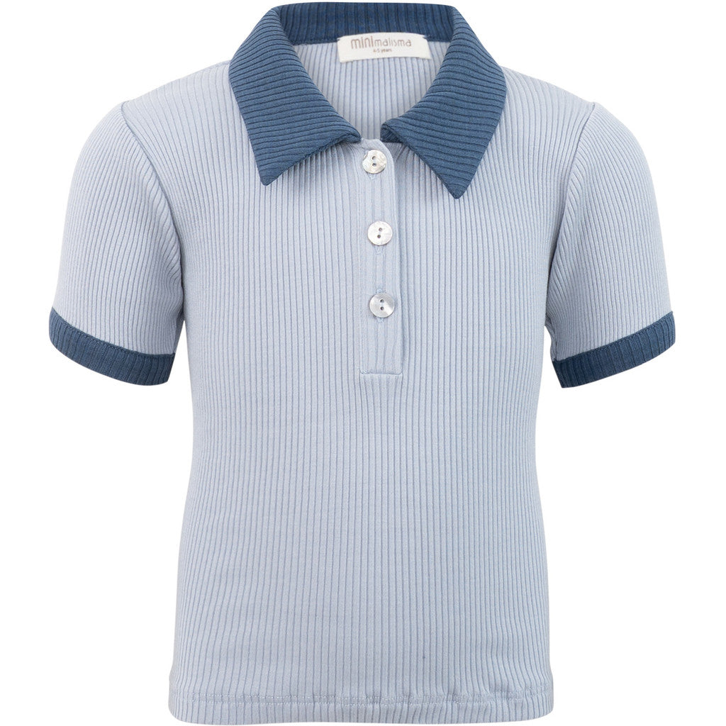 minimalisma Bolero 2-6Y Blouse for kids Clearwater with Fjord Blue