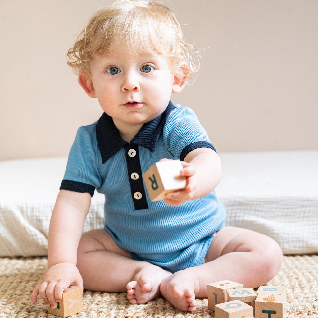 minimalisma Bolo Body Aquarelle with Dark Blue