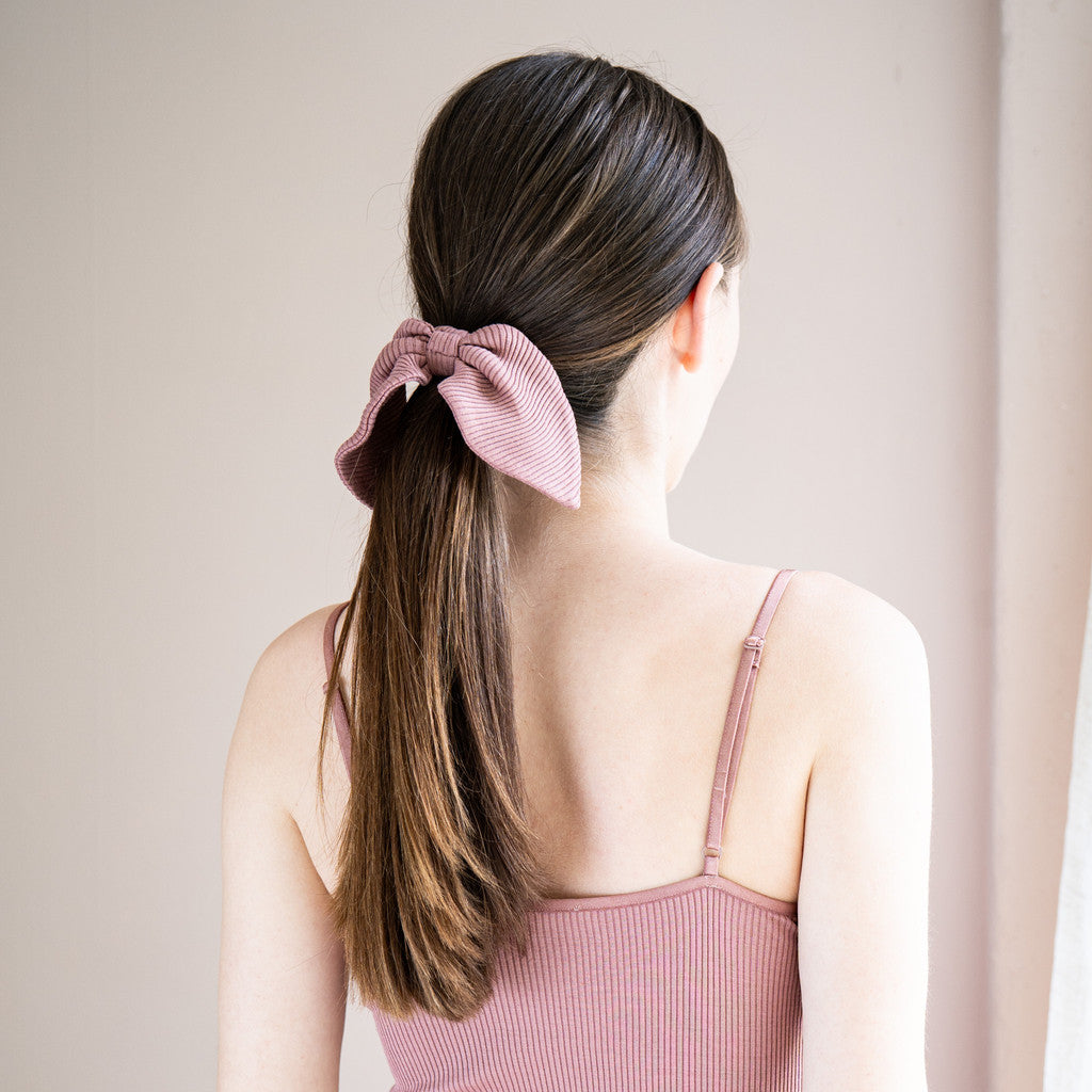 minimalisma Bow Bib / Hairband / Acc Antique Rose
