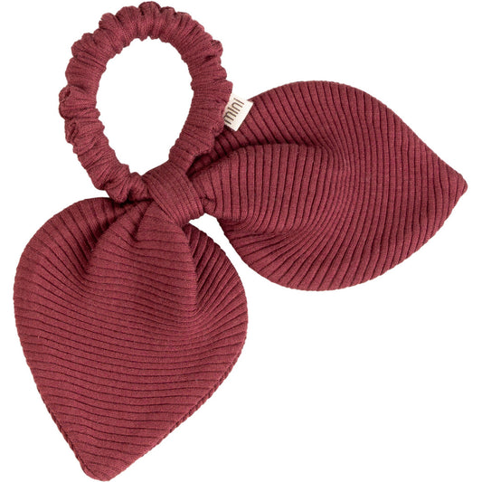 minimalisma Bow Bib / Hairband / Acc Pomegranate