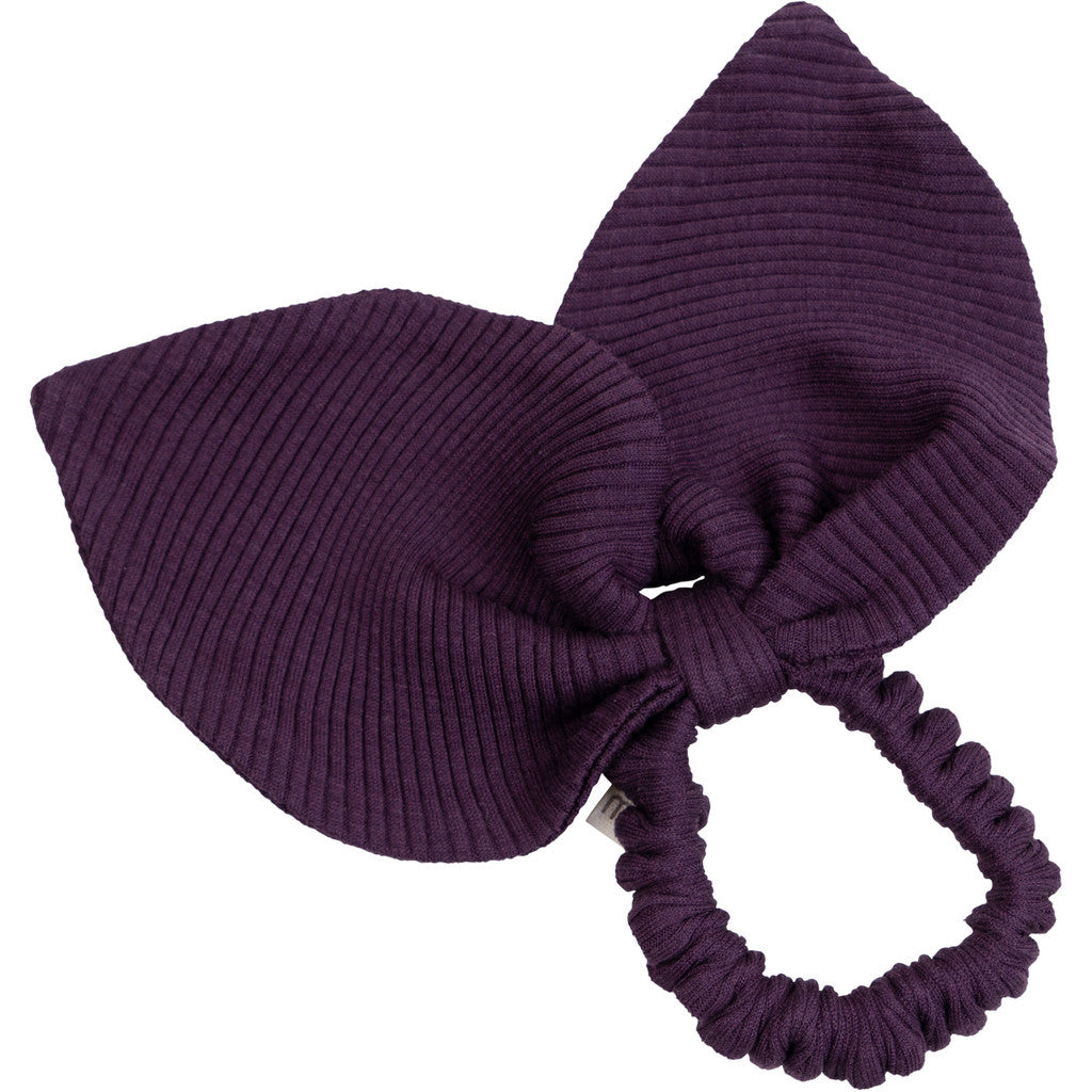 minimalisma Bow - Silk hair scrunchy Bib / Hairband / Acc Blackberry