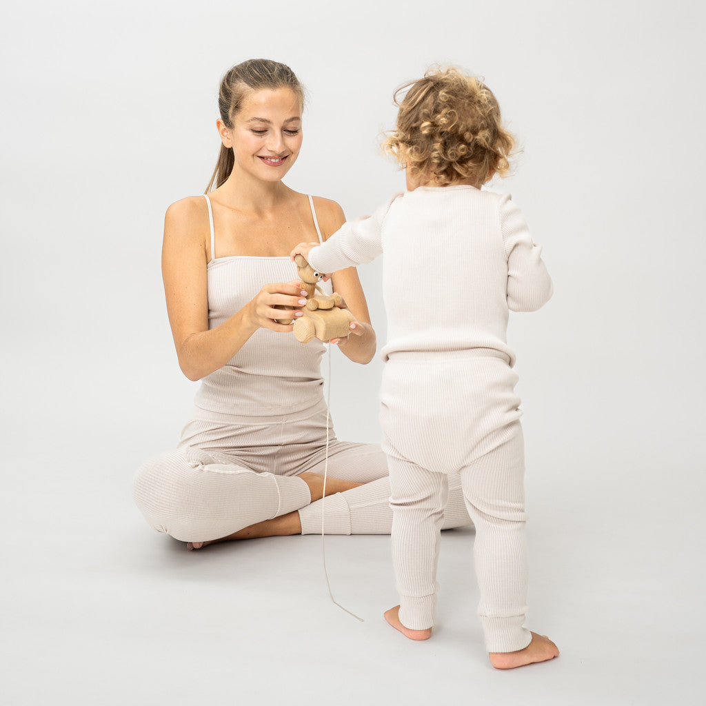 minimalisma Brave-Z Leggings / pants for babies and kids Ecru