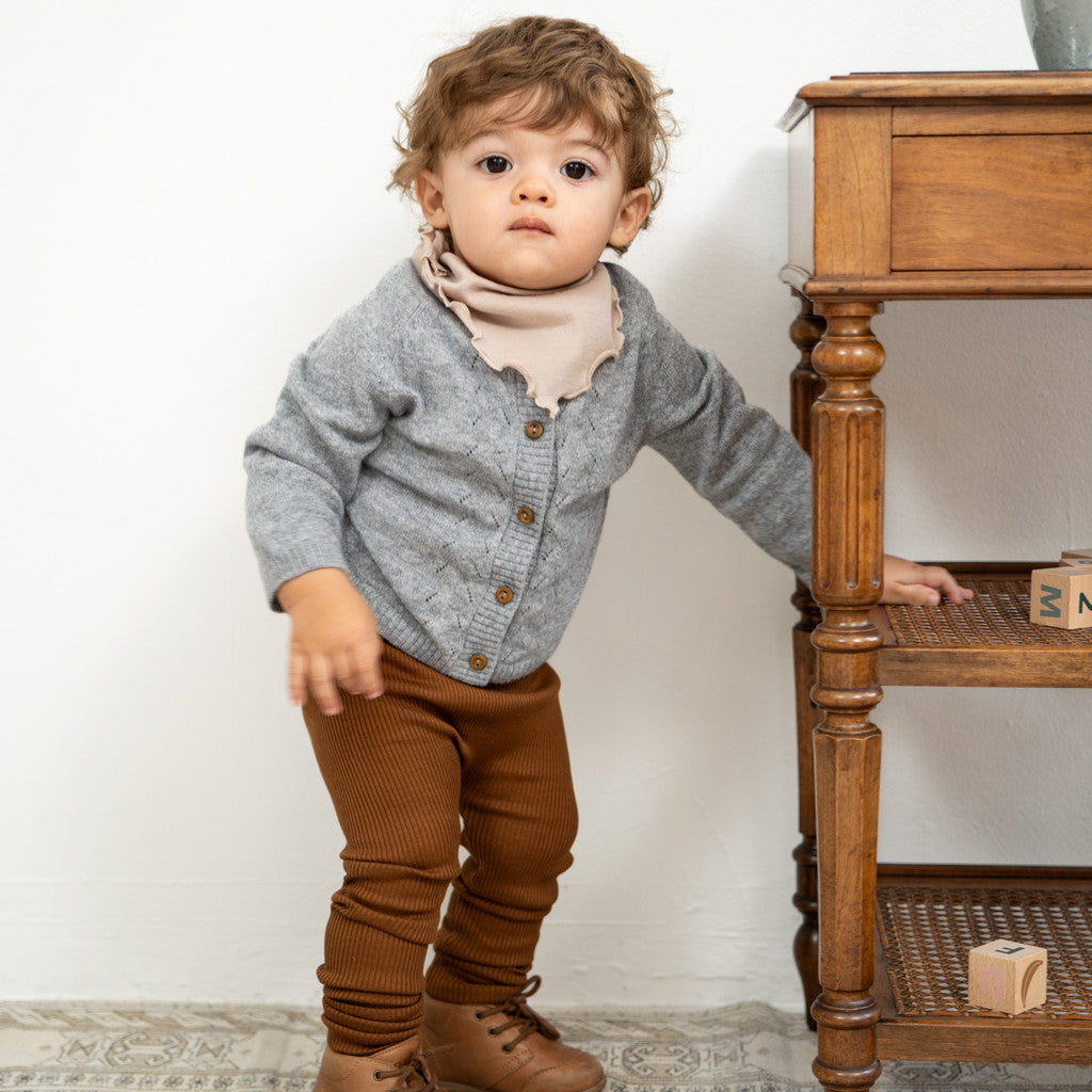 minimalisma Brave 0-6Y Leggings / pants for babies and kids Chocolate