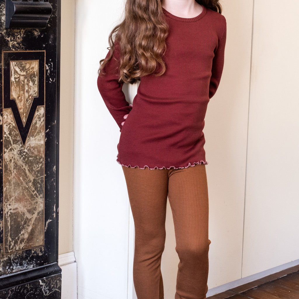 minimalisma Brave 6-14Y Leggings / pants for kids Chocolate