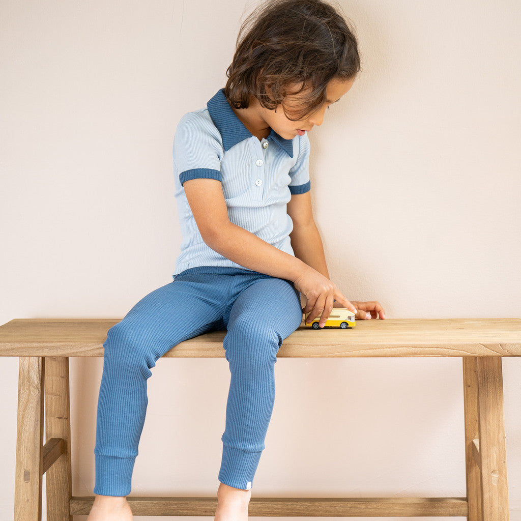 minimalisma Brave 6-14Y Leggings / pants for kids Fjord Blue
