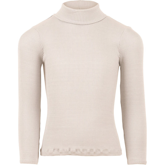 minimalisma Bui - Children's silk long sleeve turtleneck Turtleneck Ecru