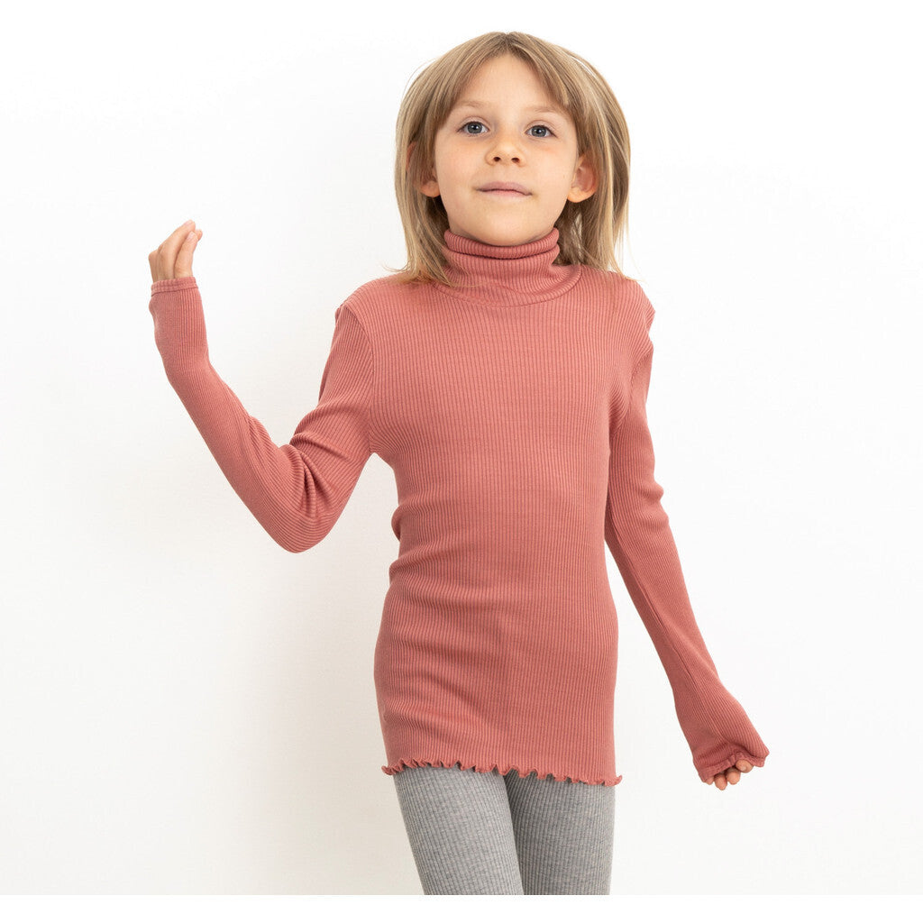 minimalisma Bui 2-6Y Turtleneck Antique Red