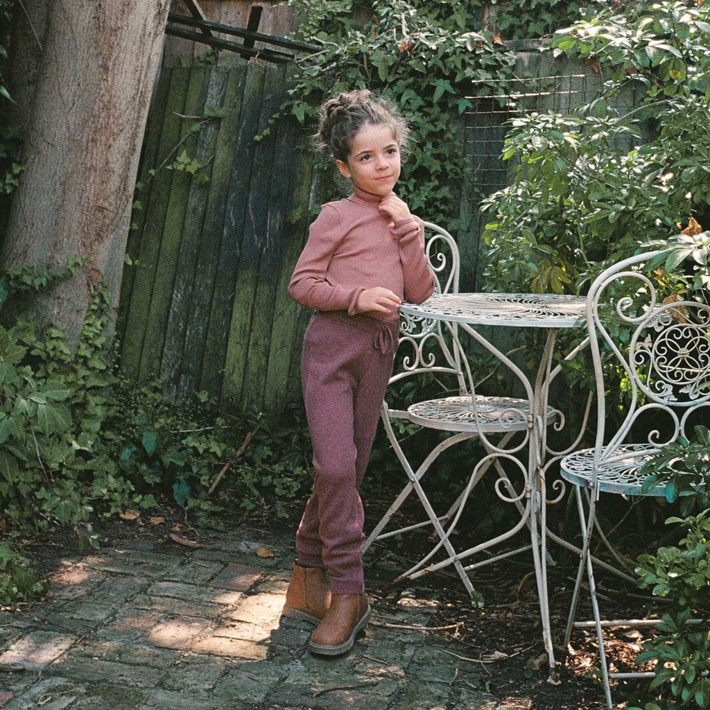 minimalisma Bui 2-6Y Turtleneck Antique Rose