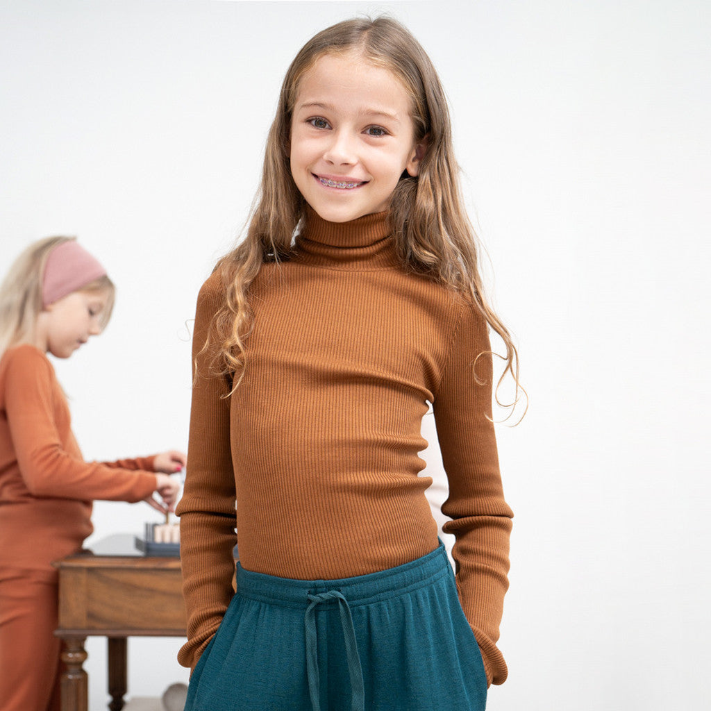 minimalisma Bui 2-6Y Turtleneck Chocolate