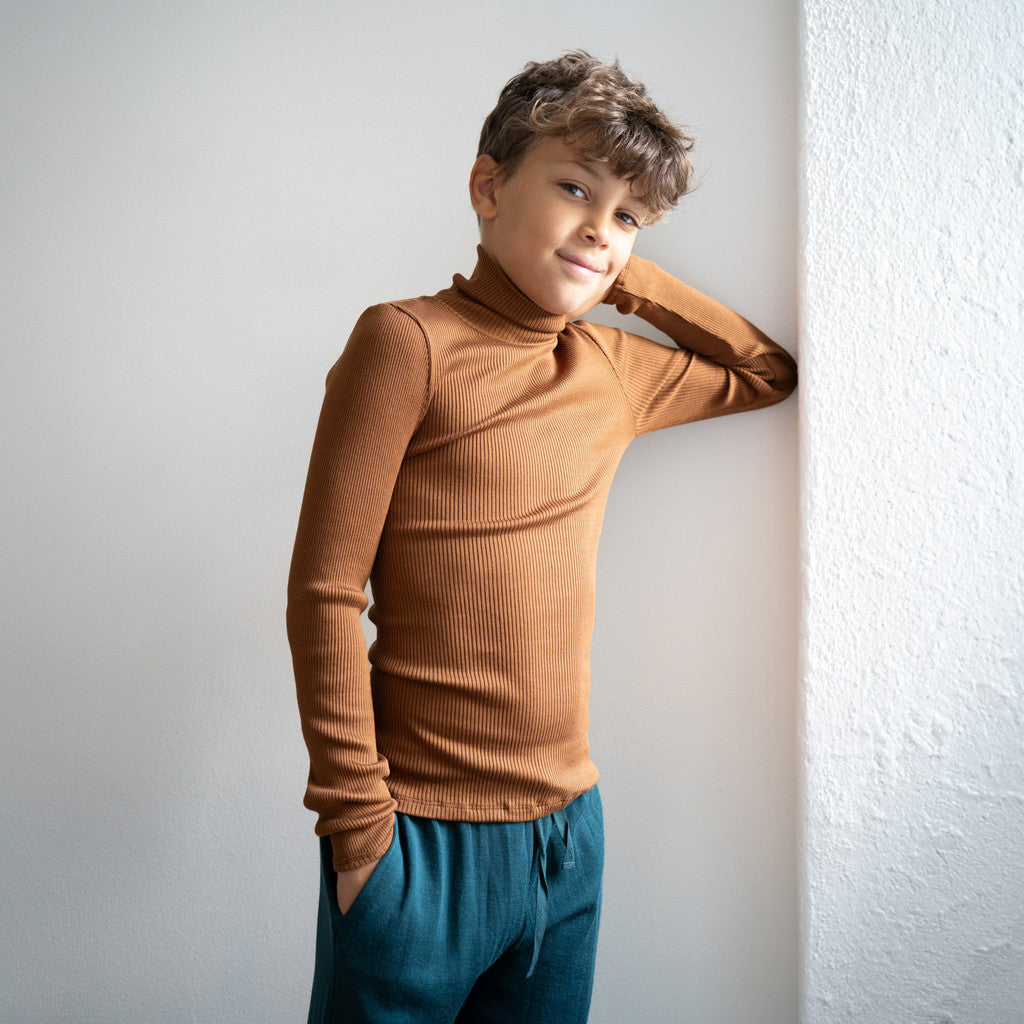 minimalisma Bui 2-6Y Turtleneck Chocolate