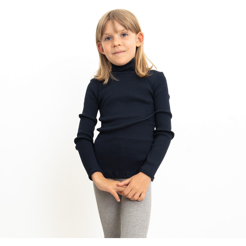 minimalisma Bui 2-6Y Turtleneck Dark Blue