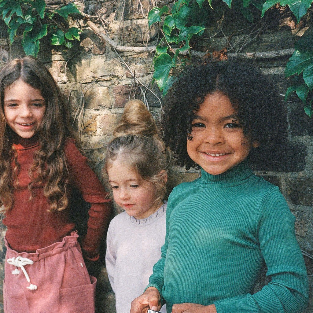 minimalisma Bui 2-6Y Turtleneck Emerald