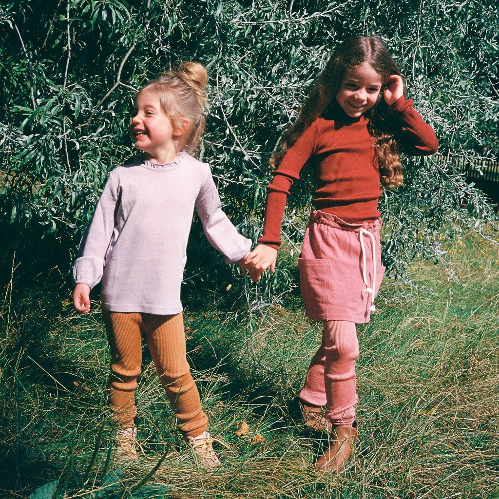 minimalisma Bui 2-6Y Turtleneck Hibiscus