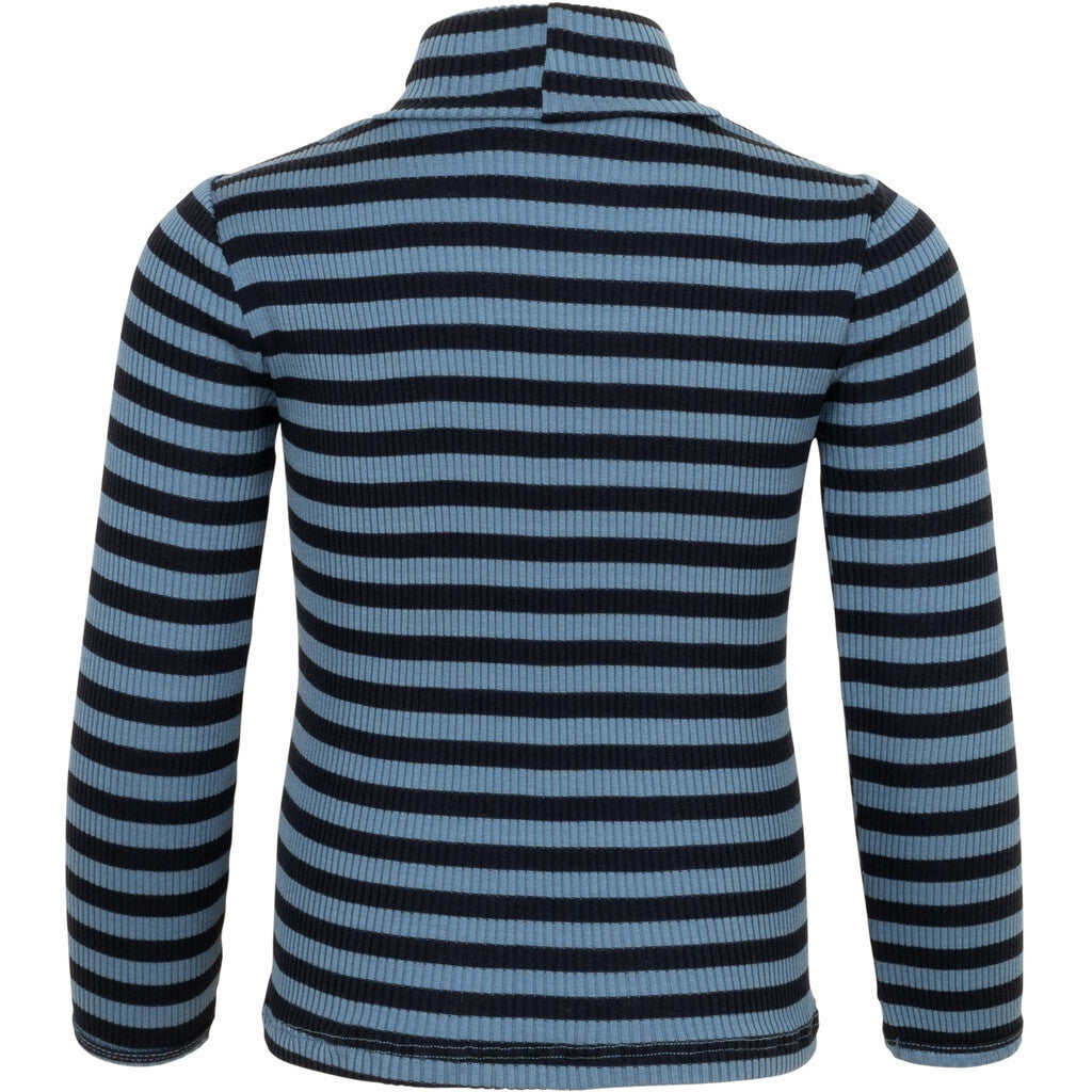 minimalisma Bui 2-6Y Turtleneck Steel Stripes