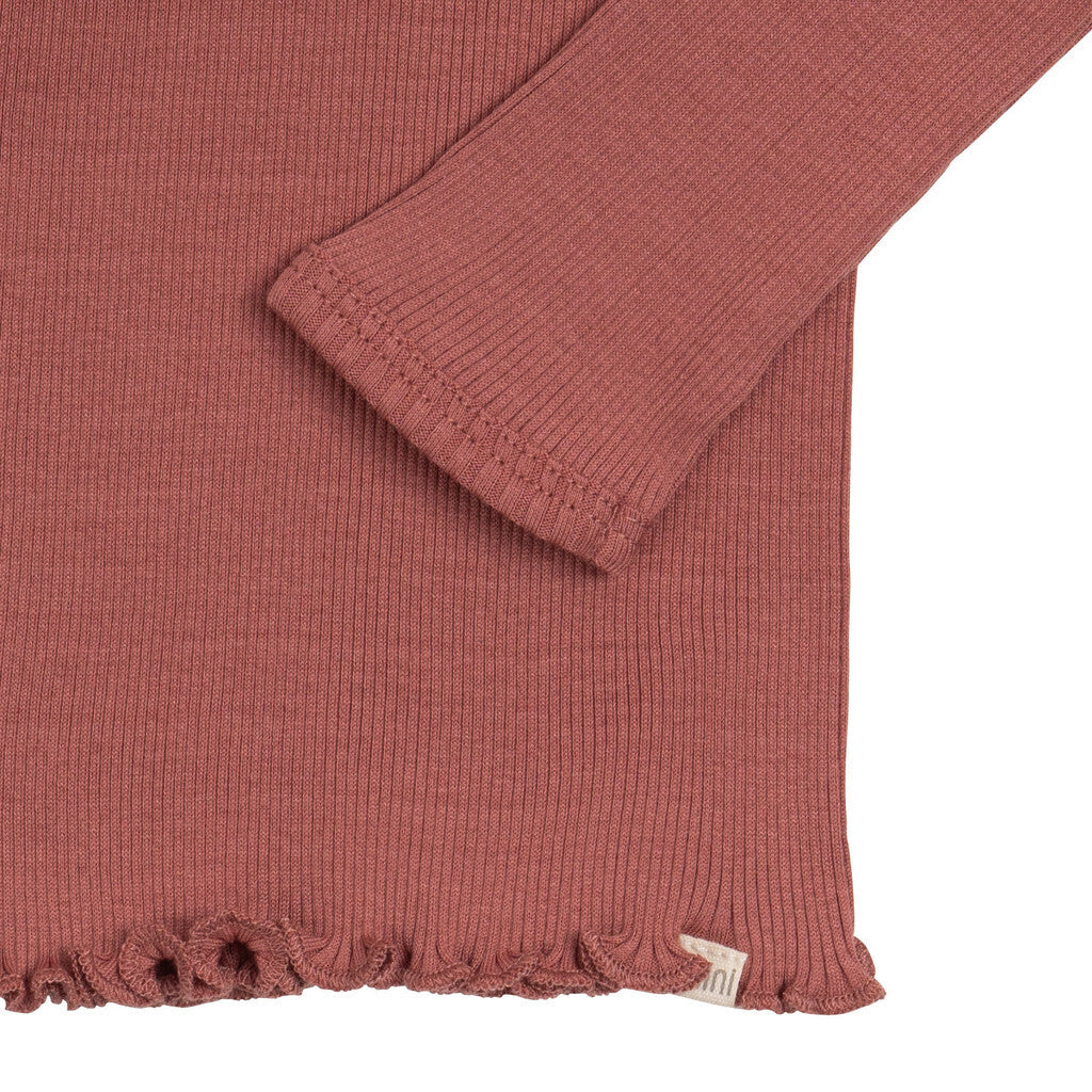 minimalisma Bui 6-14Y Turtleneck Antique Red