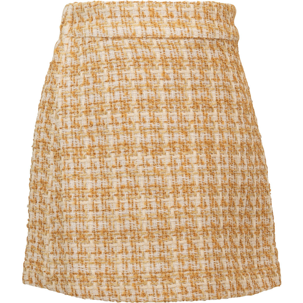 minimalisma Caia - Children's bouclé mini skirt Skirt Olive Melange