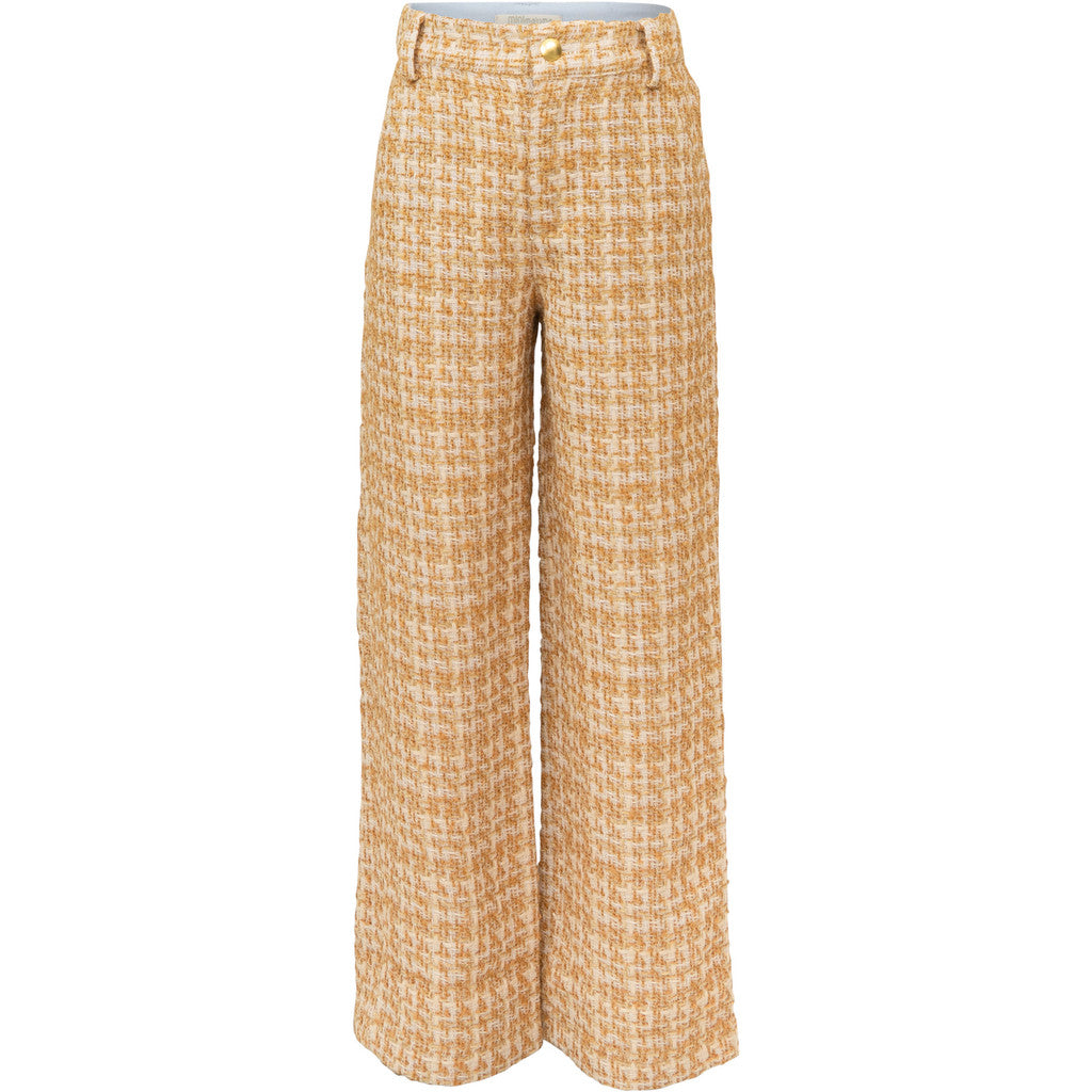 minimalisma Clever - Children's bouclé pants Leggings / pants for kids Olive Melange
