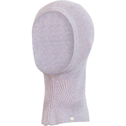 minimalisma Dante - Children's organic cotton balaclava Hat / Bonnet Lilac