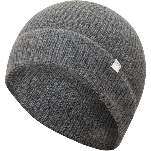 minimalisma Dome - Children's organic cotton beanie Hat / Bonnet Dark Grey Melange