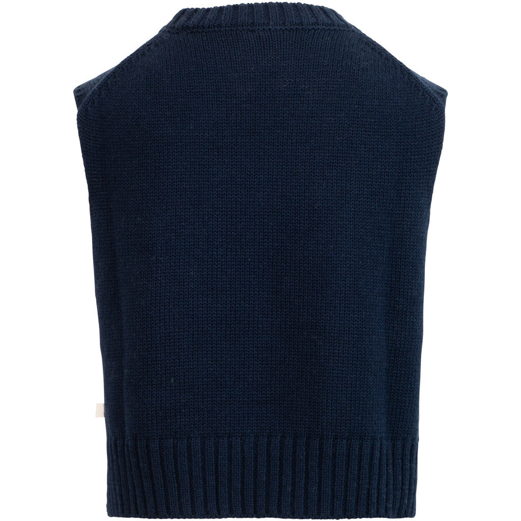 minimalisma Dora - Children's organic cotton pullunder Blouse for kids Dark Blue