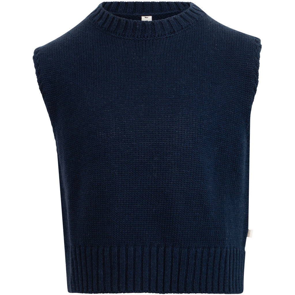 minimalisma Dora - Children's organic cotton pullunder Blouse for kids Dark Blue