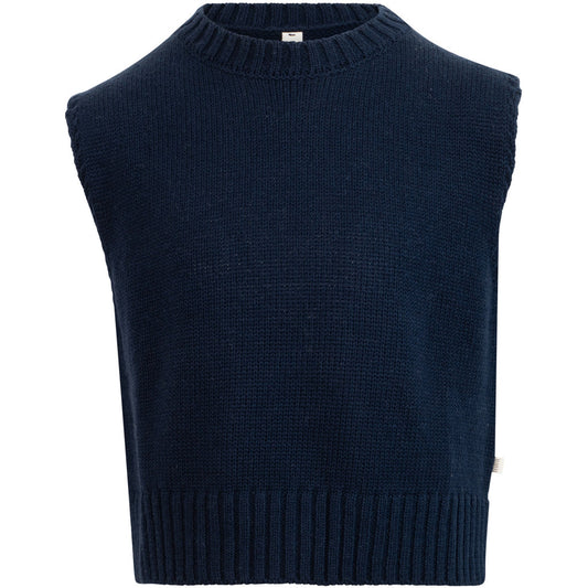 minimalisma Dora - Children's organic cotton pullunder Blouse for kids Dark Blue