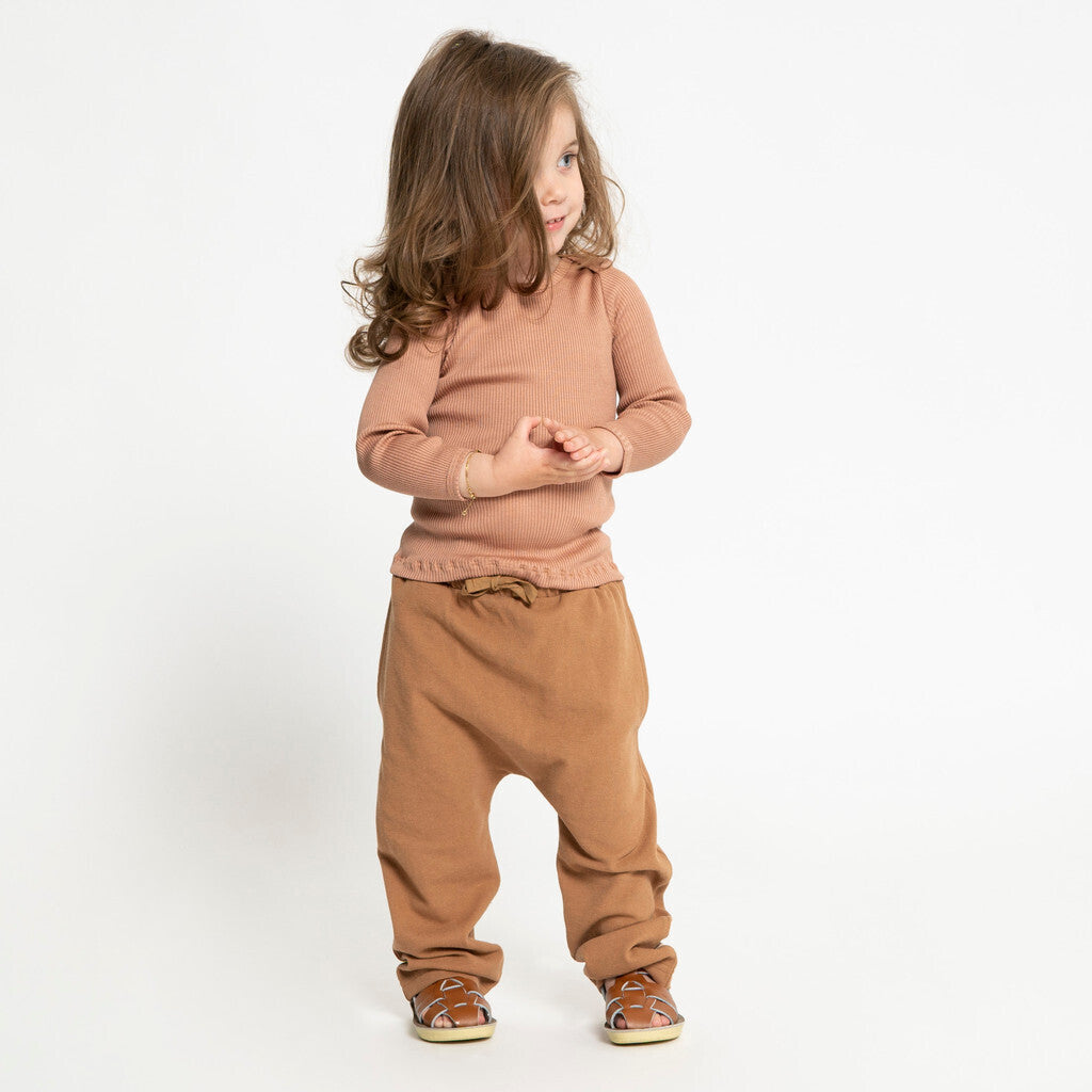 minimalisma Energi Leggings / pants for babies and kids Nougat