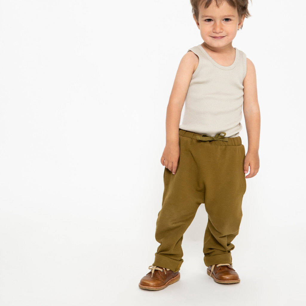 minimalisma Energi Leggings / pants for babies and kids Seaweed