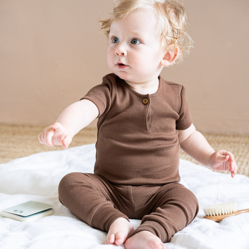 minimalisma Fame Leggings / pants for babies Truffle