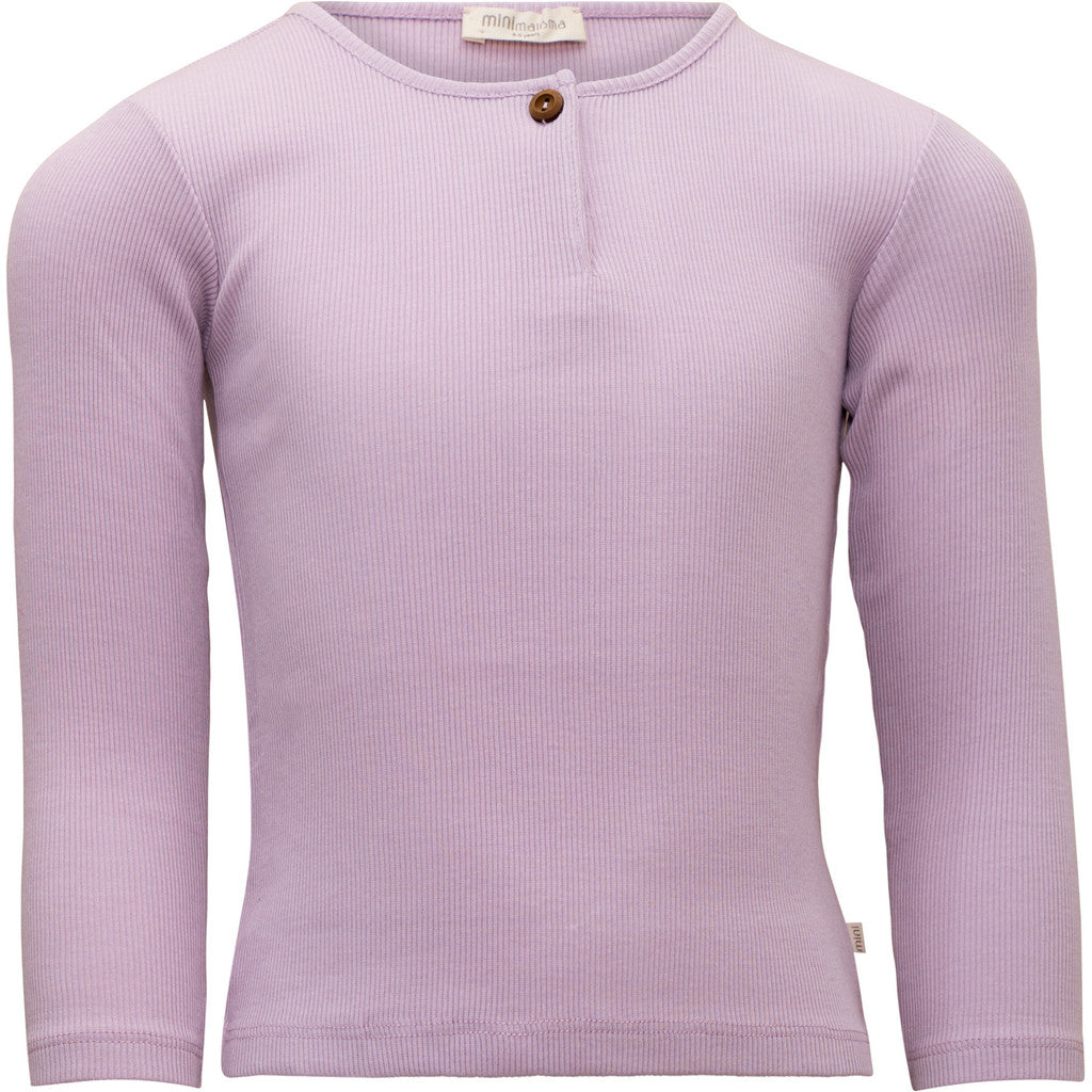 minimalisma Fantacy - Children's organic cotton long sleeve top Blouse for kids Lilac