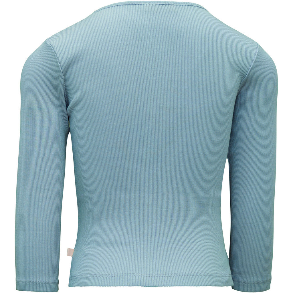 minimalisma Fantacy - Children's organic cotton long sleeve top Blouse for kids Tide