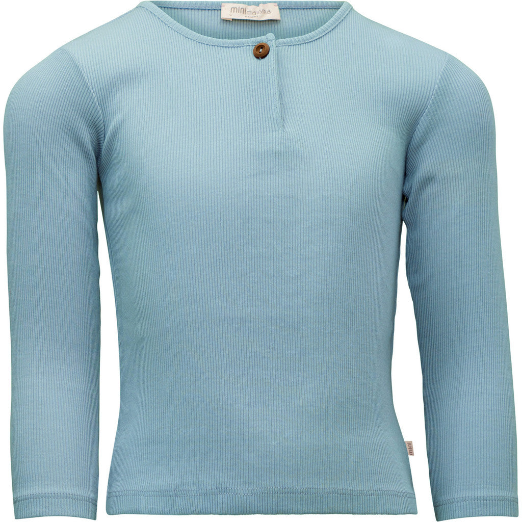 minimalisma Fantacy - Children's organic cotton long sleeve top Blouse for kids Tide