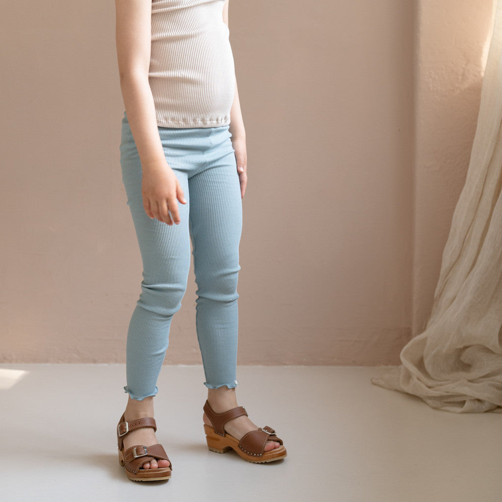 minimalisma Fleur - Children's organic cotton leggings Leggings / pants for kids Tide