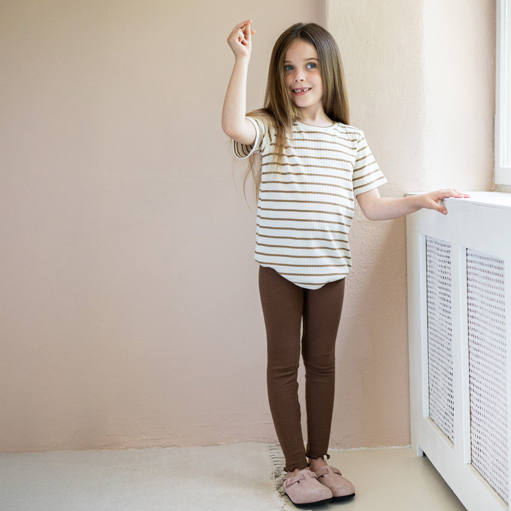 minimalisma Fleur 2-5Y Leggings / pants for kids Truffle