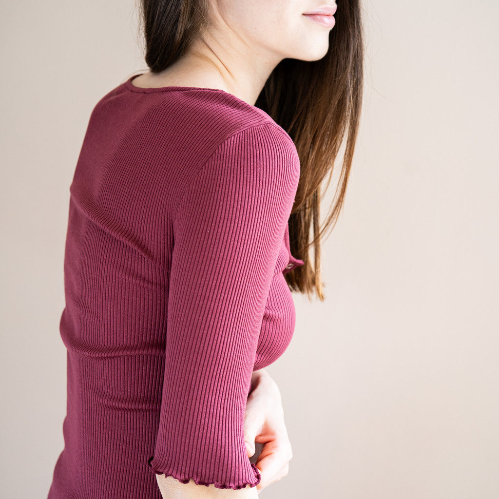 minimalisma Gaia Blouse for women Pomegranate