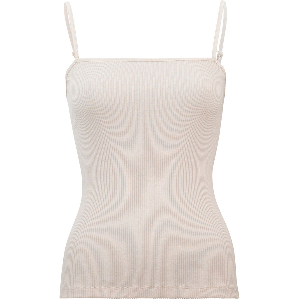 minimalisma Gentle - Women's silk strap top Blouse for women Ecru