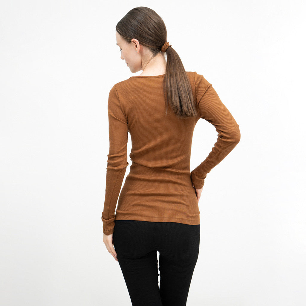 minimalisma Gerda Blouse for women Chocolate