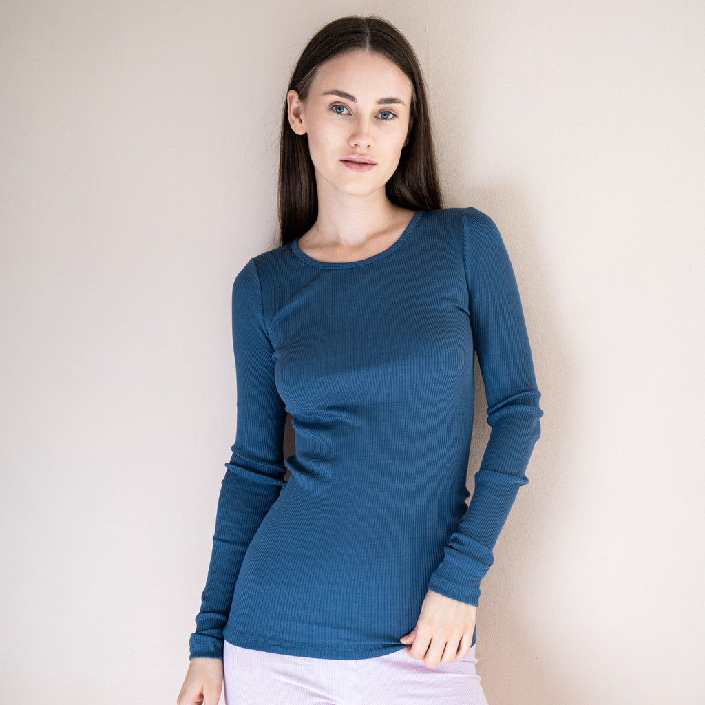 minimalisma Gerda Blouse for women Fjord Blue