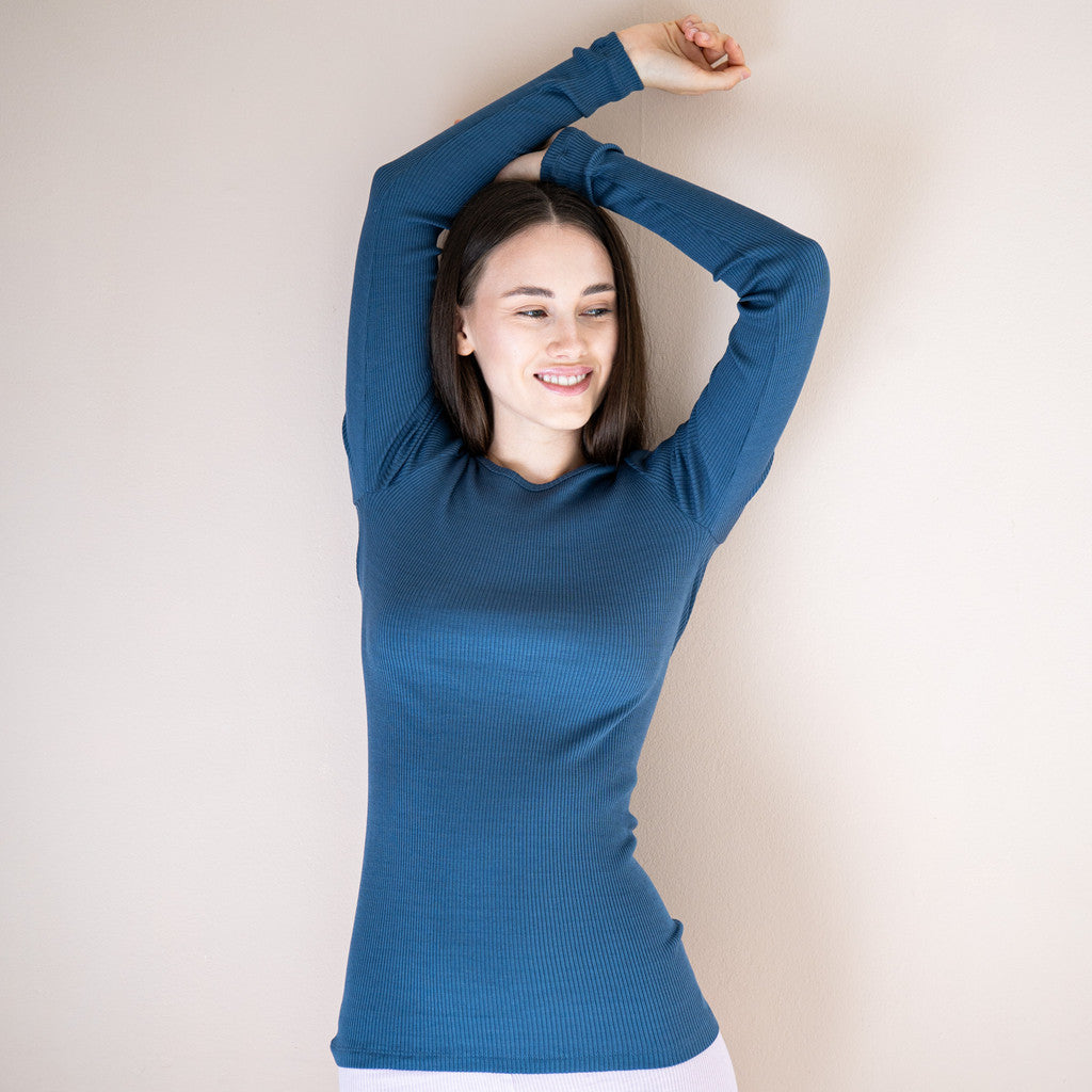 minimalisma Gerda Blouse for women Fjord Blue