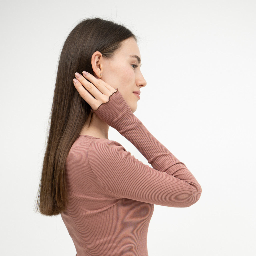 minimalisma Gerda-frill Blouse for women Antique Rose