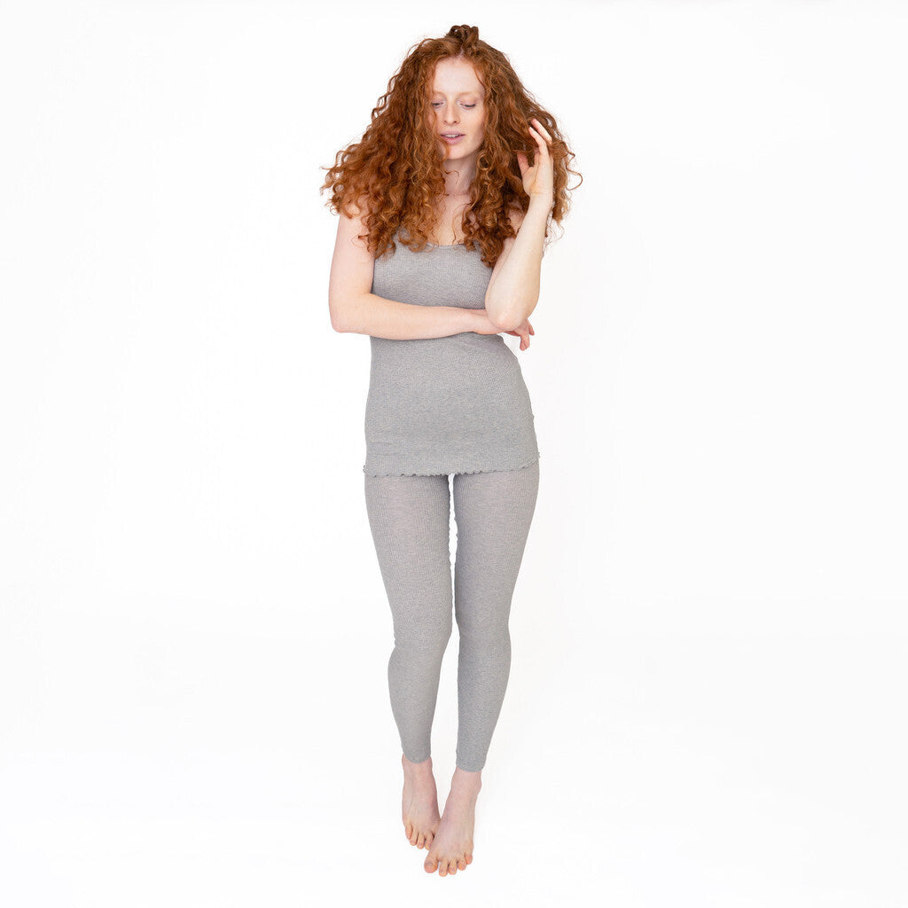 minimalisma Great Leggings / pants for women Grey Melange