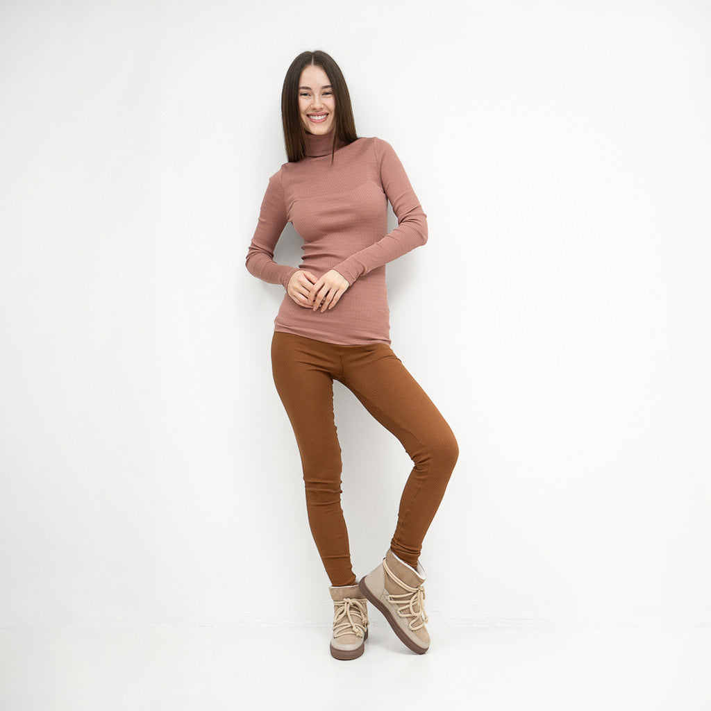 minimalisma Greater Leggings / pants for women Chocolate