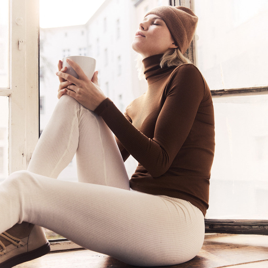 minimalisma Greater Leggings / pants for women Cream