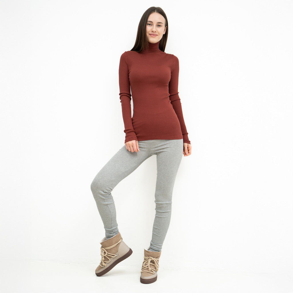 minimalisma Greater Leggings / pants for women Grey Melange