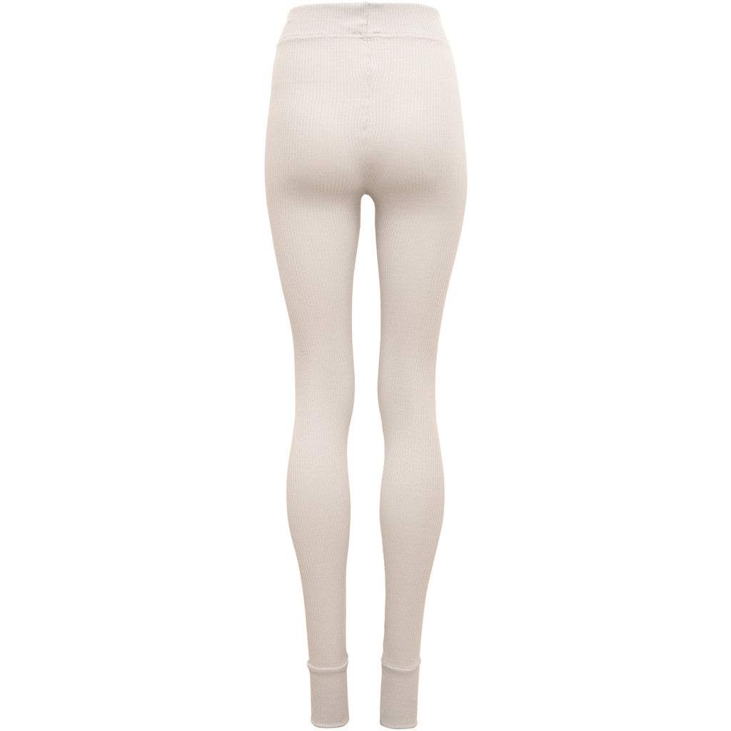 minimalisma Greater - Women's silk leggings Leggings / pants for women Ecru